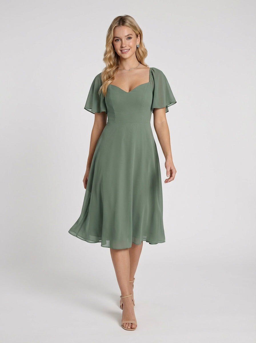 Brellmont | Elara Green Midi Dress