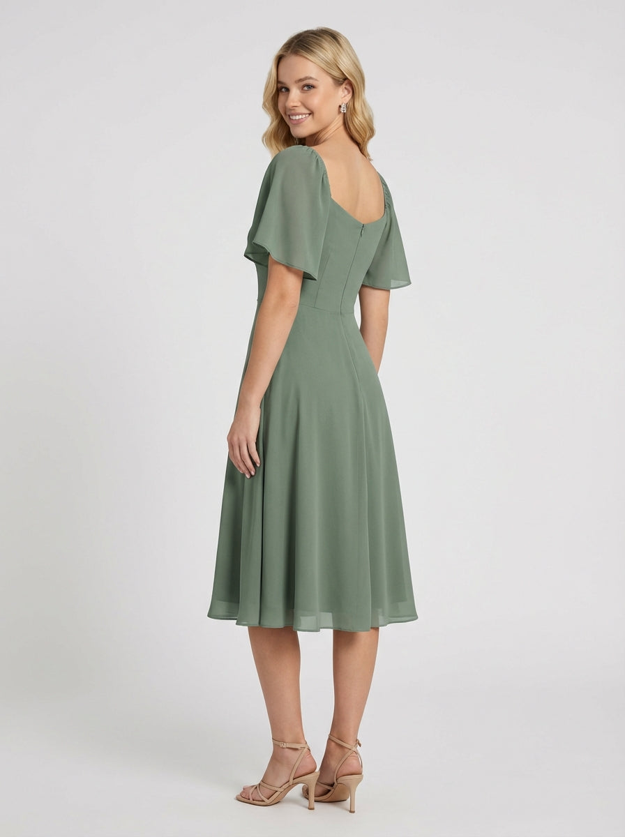 Brellmont | Elara Green Midi Dress
