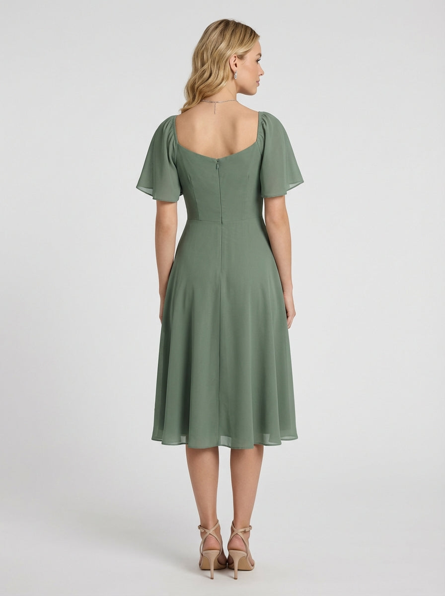 Brellmont | Elara Green Midi Dress