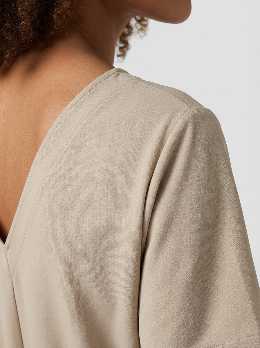 Felicia | Women’s Jumpsuit V Neck Wrap Wide Leg