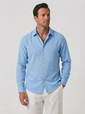 James | Summer Button Down Long Sleeve Shirt