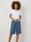 Mia | High Waisted Summer Shorts Elastic Waist