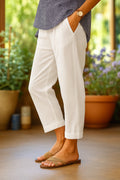 Aaliyah | Women’s Basic Side Pocket Summer Trousers