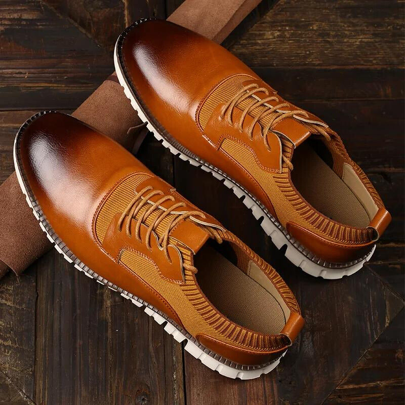 Abel | Men’s Rounded Toe Low Top Dress Shoes