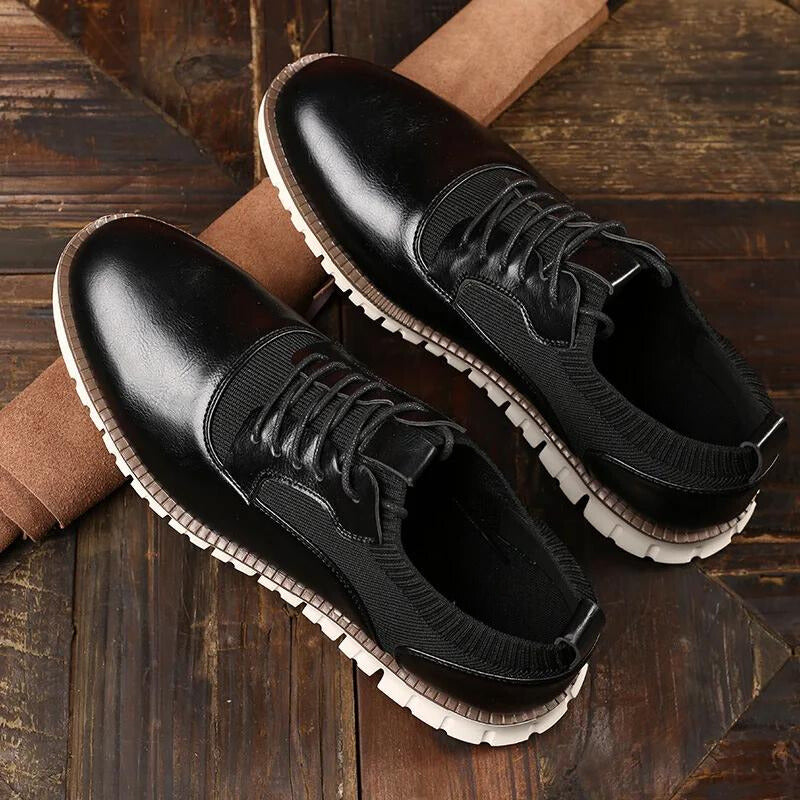 Abel | Men’s Rounded Toe Low Top Dress Shoes