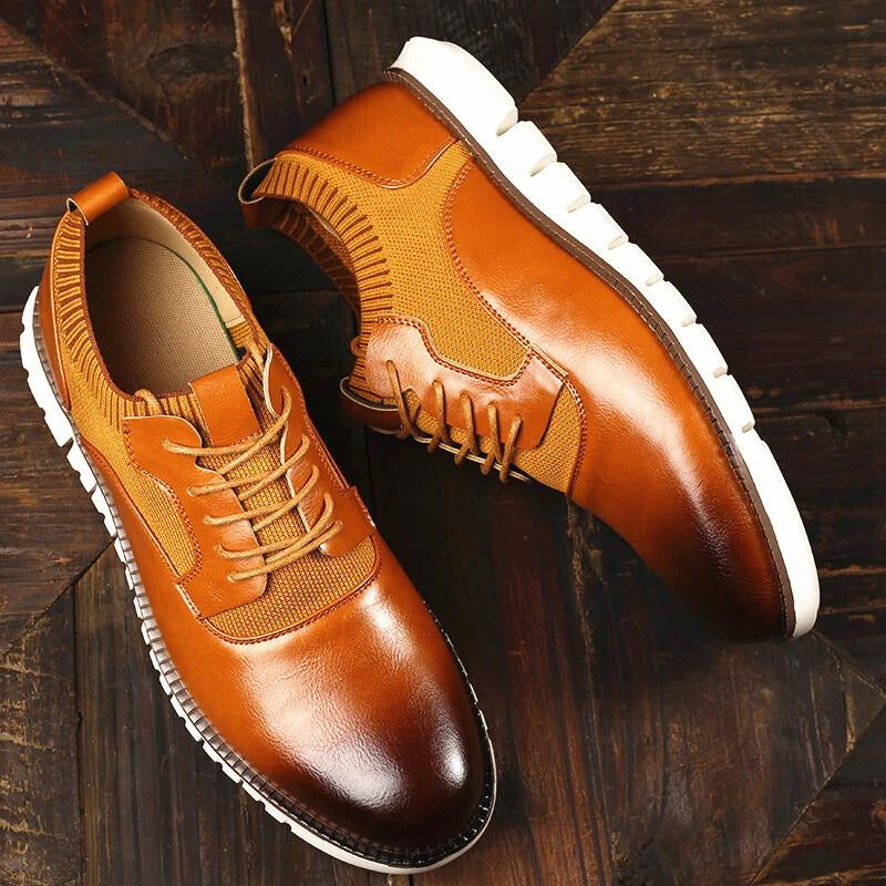 Abel | Men’s Rounded Toe Low Top Dress Shoes