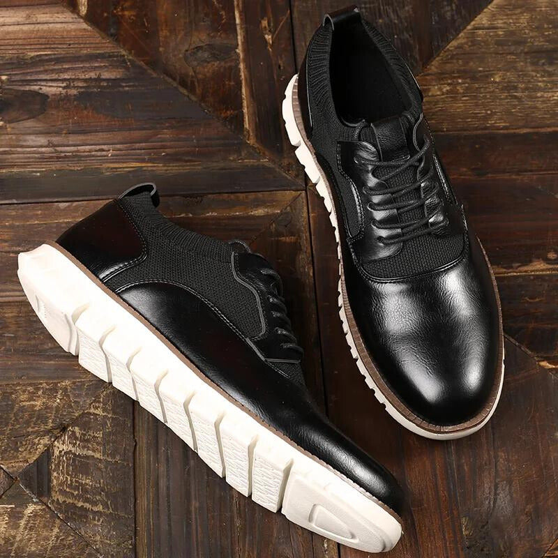 Abel | Men’s Rounded Toe Low Top Dress Shoes