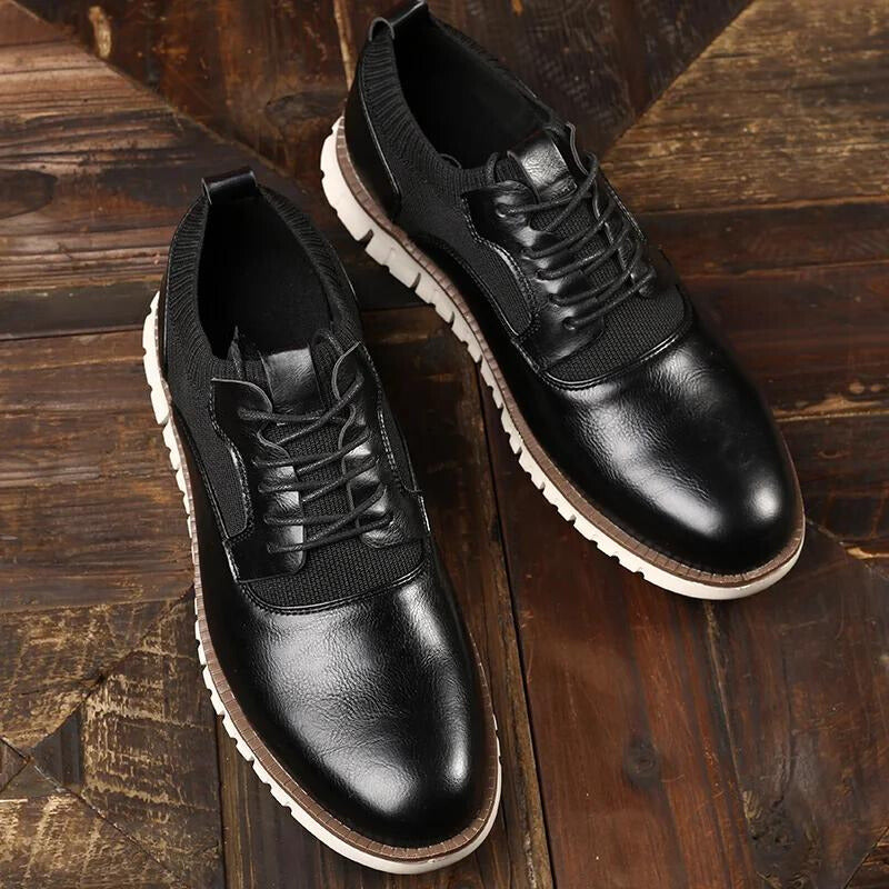 Abel | Men’s Rounded Toe Low Top Dress Shoes