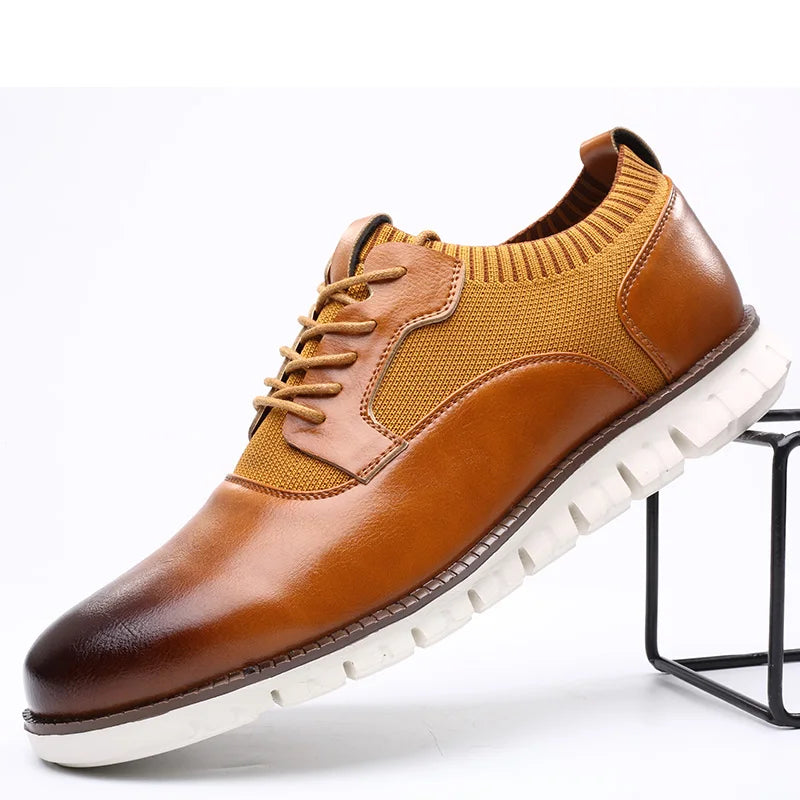 Abel | Men’s Rounded Toe Low Top Dress Shoes