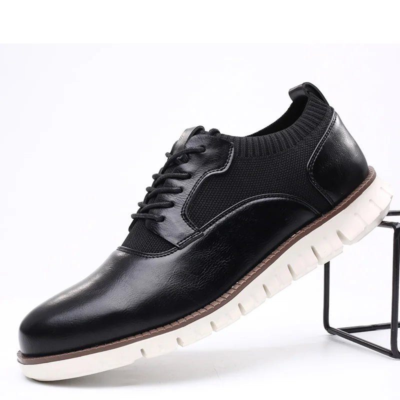 Abel | Men’s Rounded Toe Low Top Dress Shoes