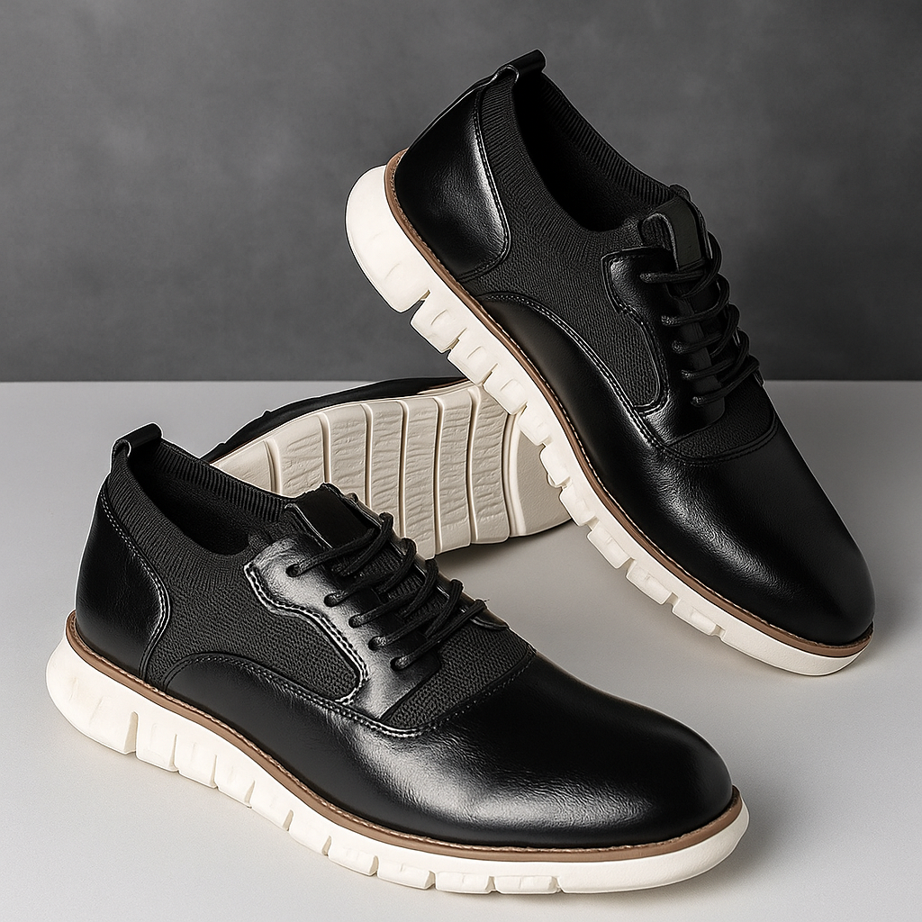 Abel | Men’s Rounded Toe Low Top Dress Shoes