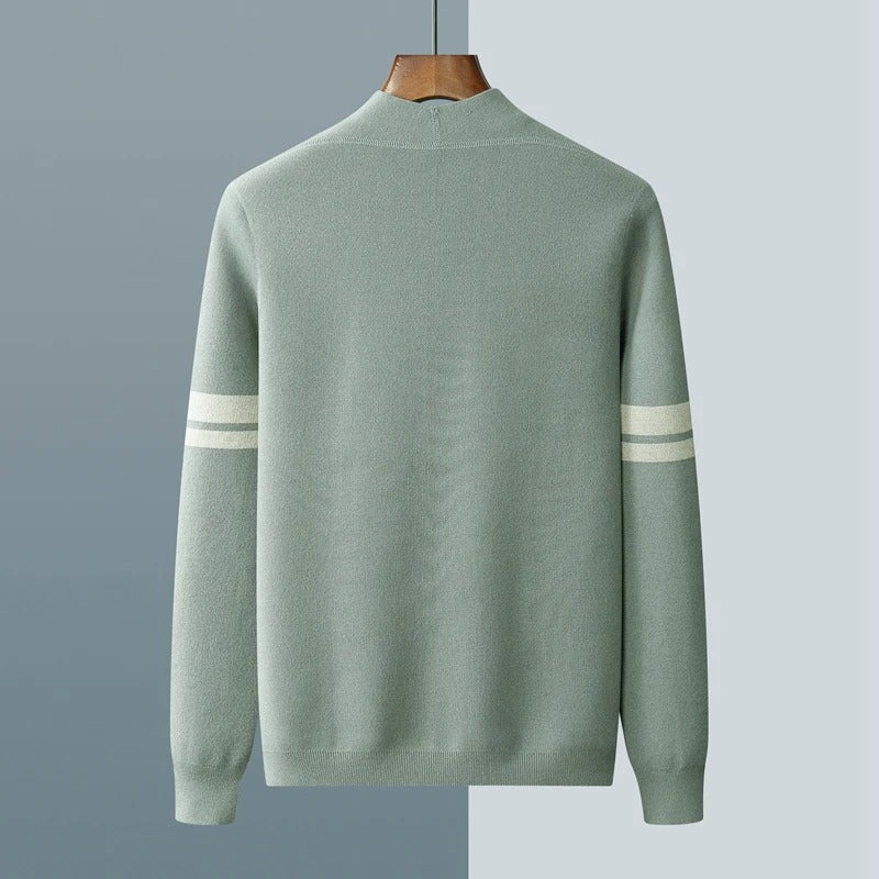 Adan | Men’s Striped Sleeve Knit Cardigan