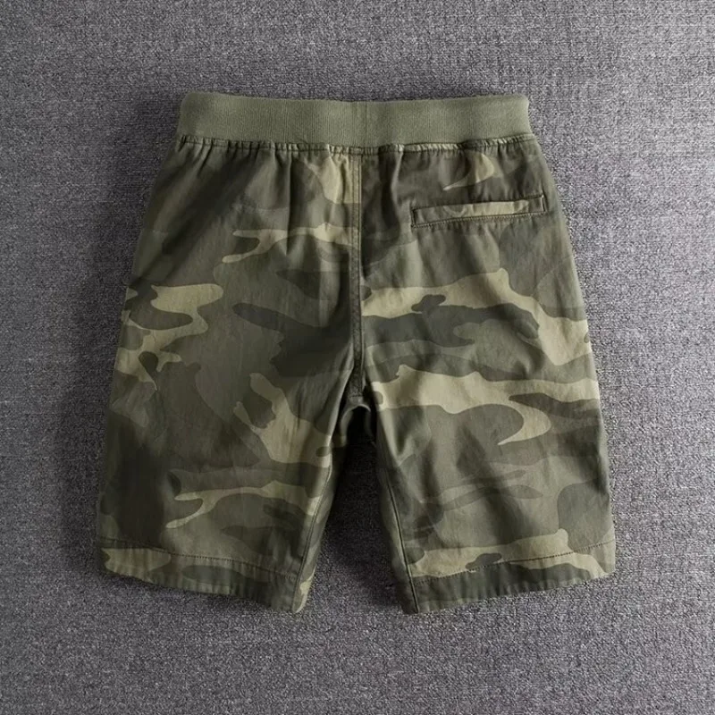 Addison | Men’s Drawstring Waist Camouflage Summer Shorts