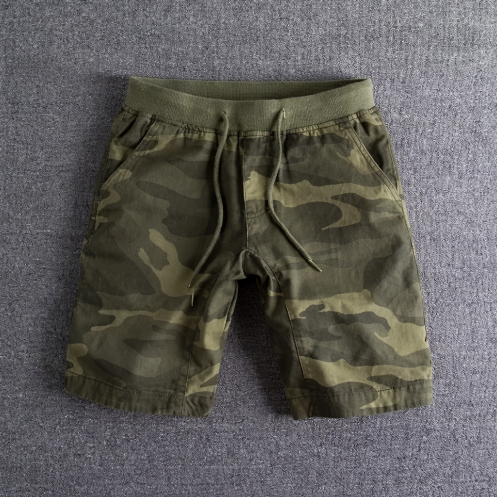 Addison | Men’s Drawstring Waist Camouflage Summer Shorts