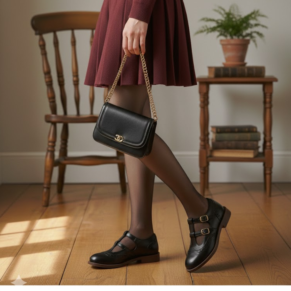 Adena | Women's Buckle Strap Closed Toe Mary Jane Shoes