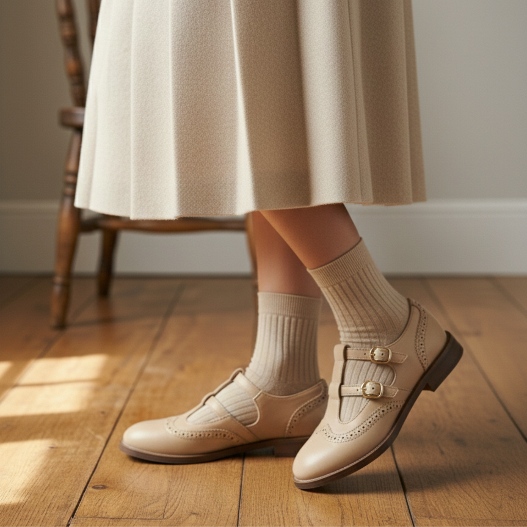 Adena | Women's Buckle Strap Closed Toe Mary Jane Shoes