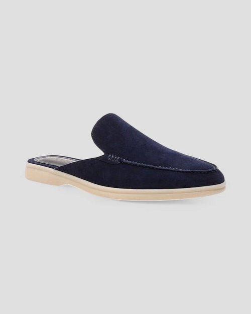 Adrian | Men’s Textured Slip On Round Toe Mules