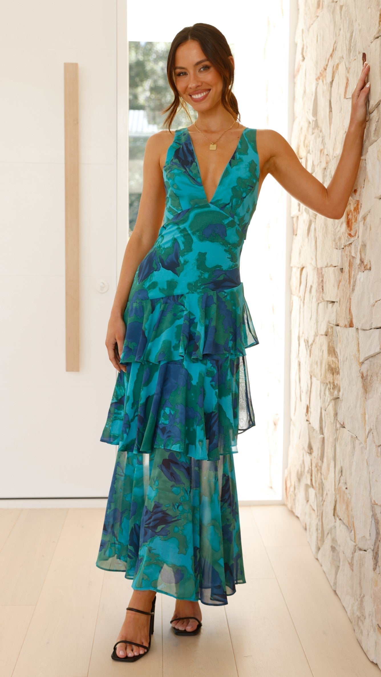 Agnes | Women’s Backless V Neck Grad Party Dress