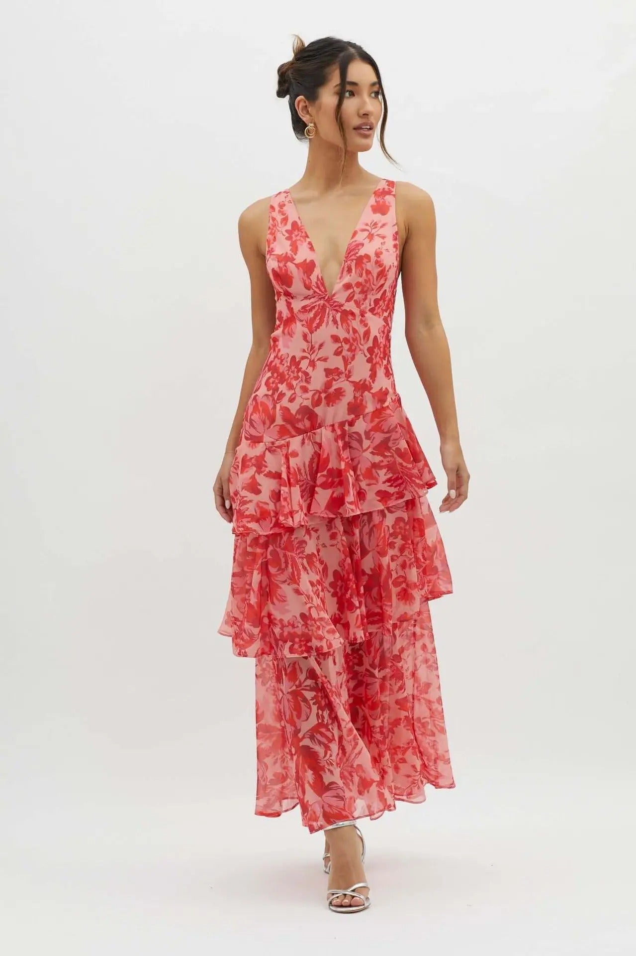 Agnes | Women’s Backless V Neck Grad Party Dress