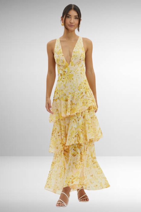 Agnes | Women’s Backless V Neck Grad Party Dress