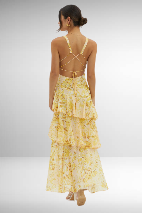 Agnes | Women’s Backless V Neck Grad Party Dress