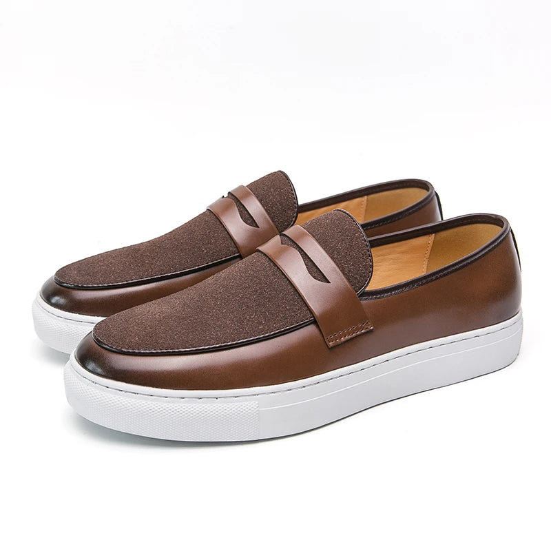 Ahanu | Men's Slip-On Closed Toe Dress Loafers