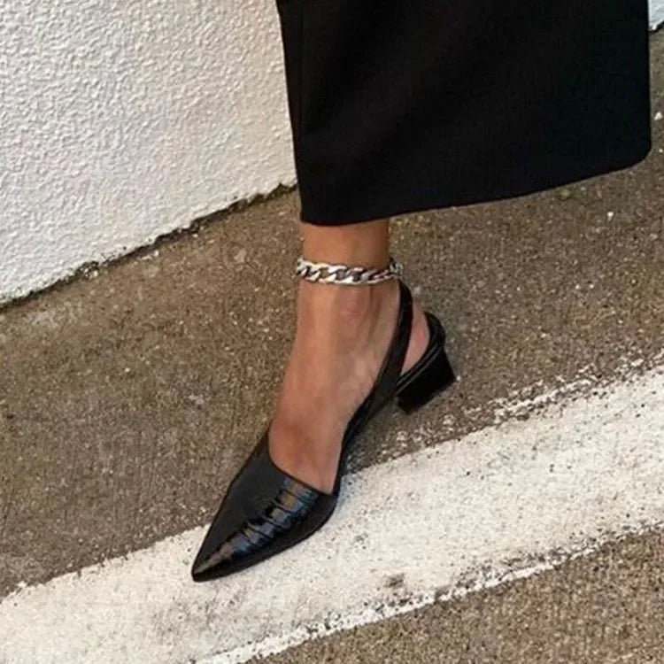 Aileen | Women’s Pointed Toe Slingback Sandals