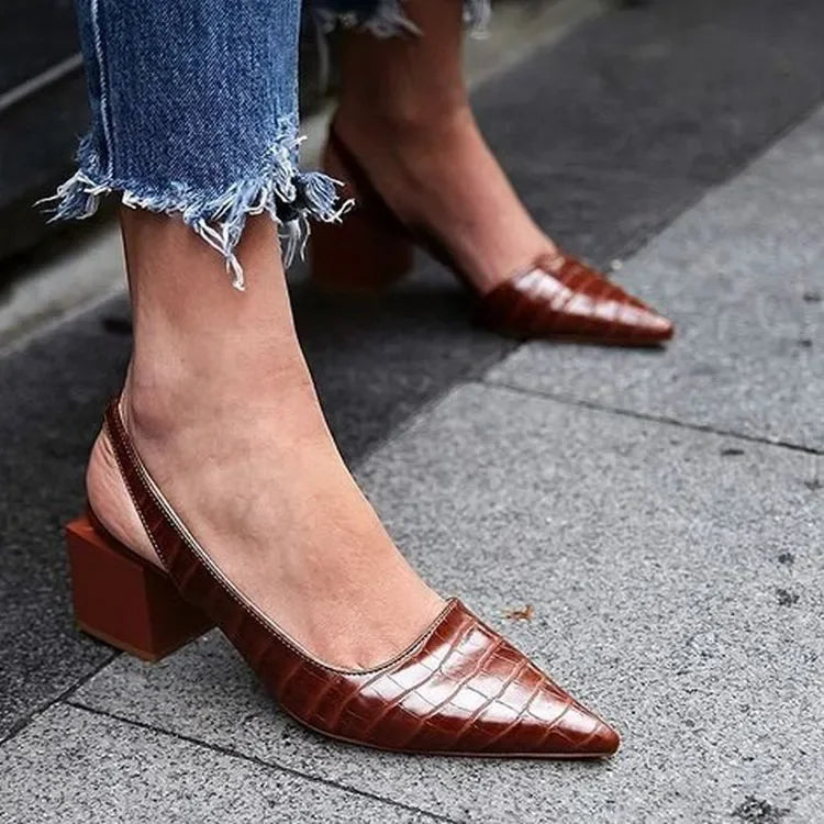 Aileen | Women’s Pointed Toe Slingback Sandals