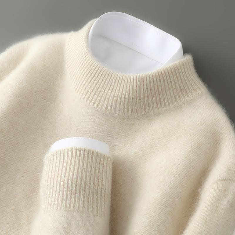 Alberta | Women’s Drop Shoulder Crew Neck Cashmere Sweater
