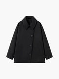Aliona | Women's Single Breasted Long Sleeve Oversized Winter Coat