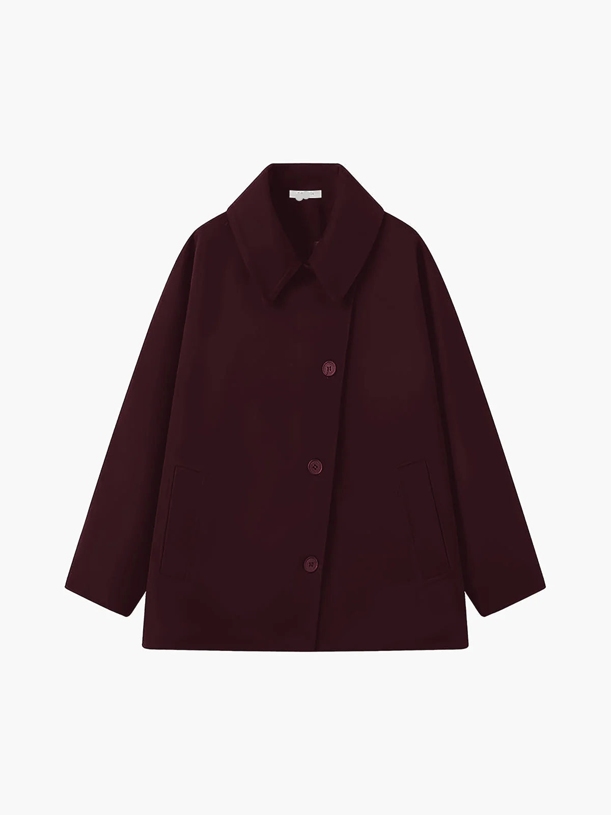 Aliona | Women's Single Breasted Long Sleeve Oversized Winter Coat