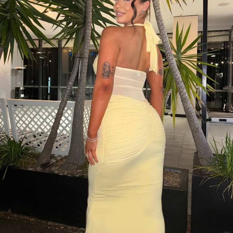Alisha | Women’s Halter Neck Backless Grad Party Dress