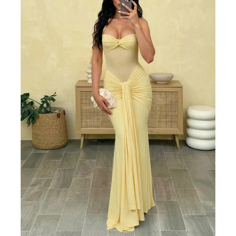 Alisha | Women’s Halter Neck Backless Grad Party Dress