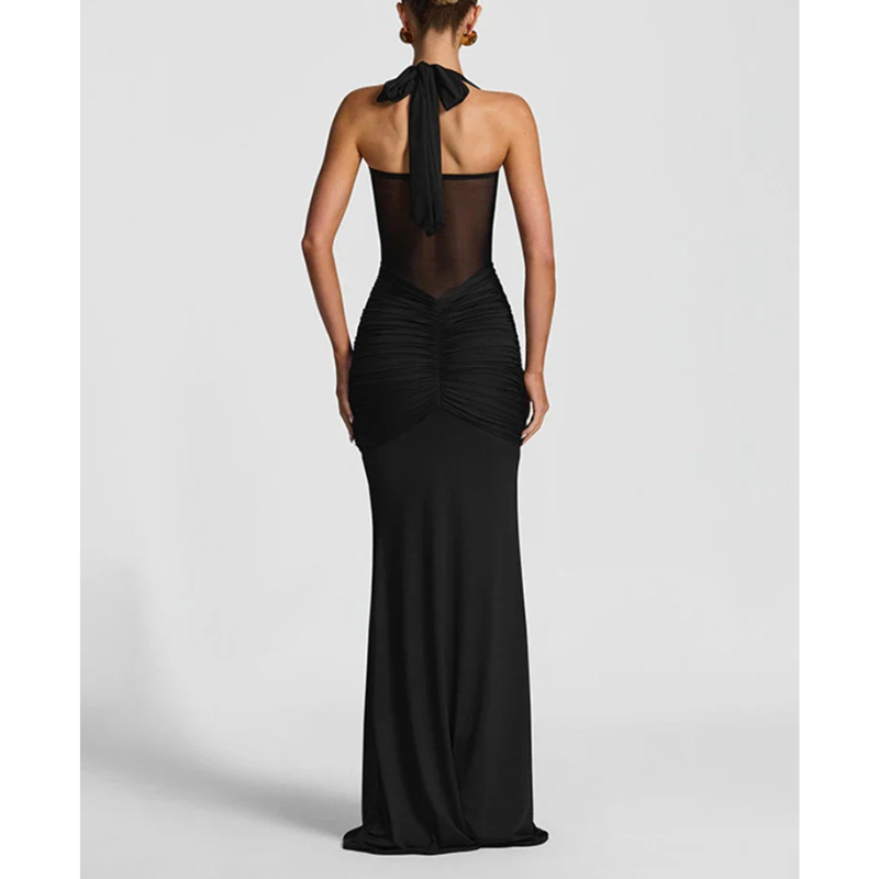 Alisha | Women’s Halter Neck Backless Grad Party Dress