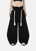 Alishba | Women's Baggy Leg Adjustable Drawstring Pockets Sweatpants