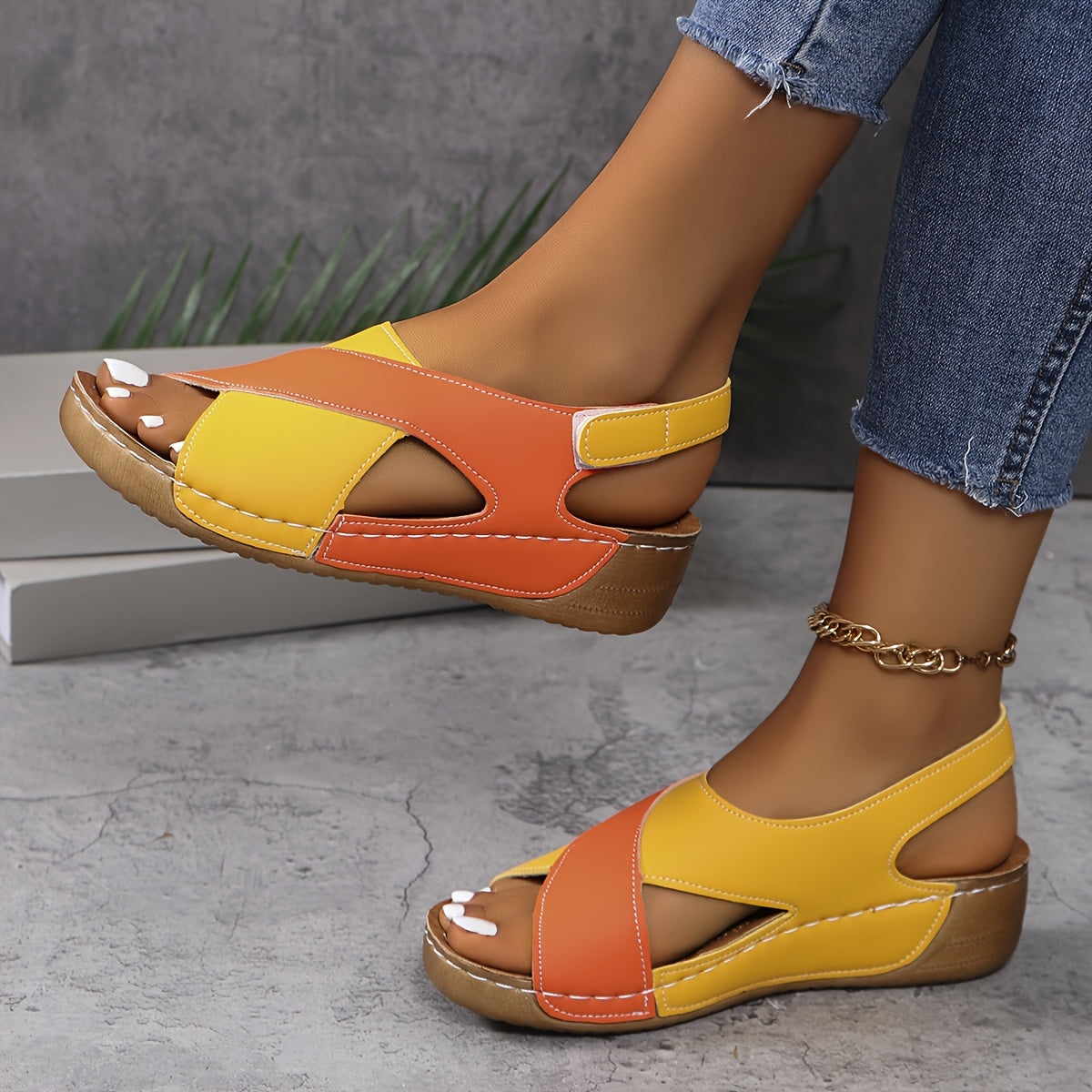 Alivia | Women’s Criss Cross Ankle Strap Summer Sandals