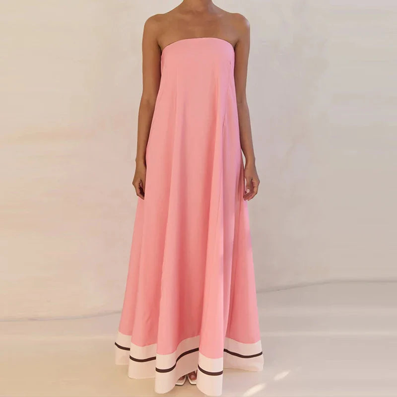 Alizee | Women's Off Shoulder Flowy Wedding Guest Maxi Dress