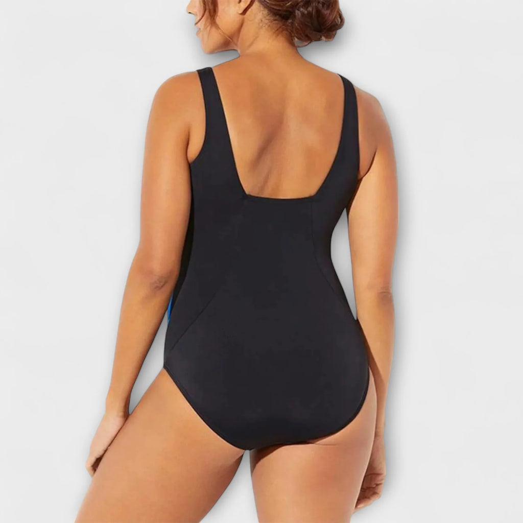 Alizeh | Women’s Printed Square Neck Sleeveless Beach Swimsuit