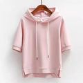 Allegra | Women’s Short Sleeve Drawstring Hoodie