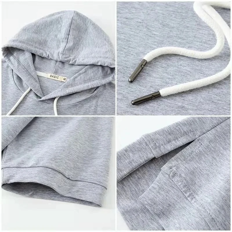 Allegra | Women’s Short Sleeve Drawstring Hoodie
