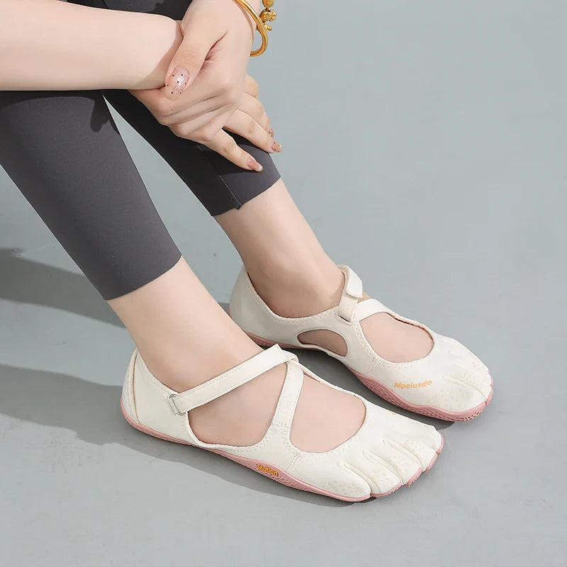 Almira | Women's Five Toe Slip On Cut Out Shoes