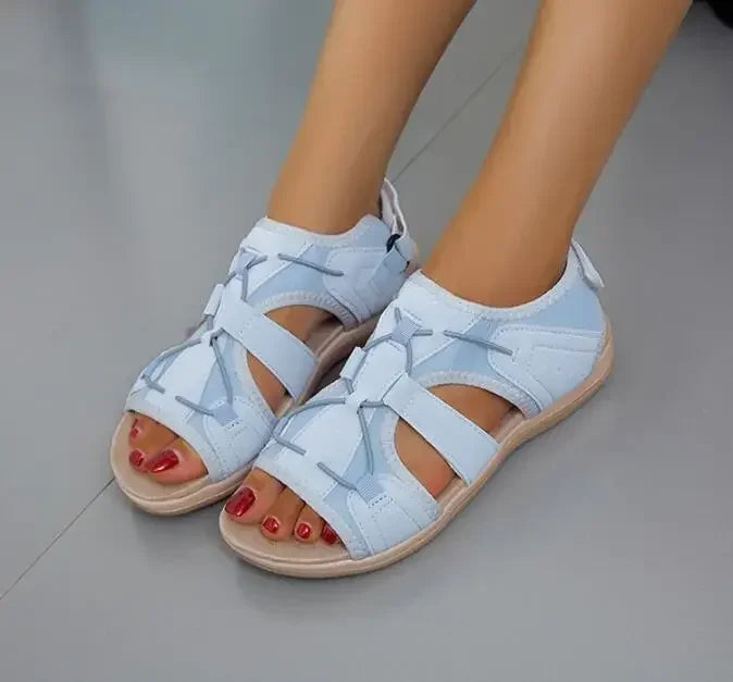 Alora | Women’s Multi Strap Round Toe Sandals
