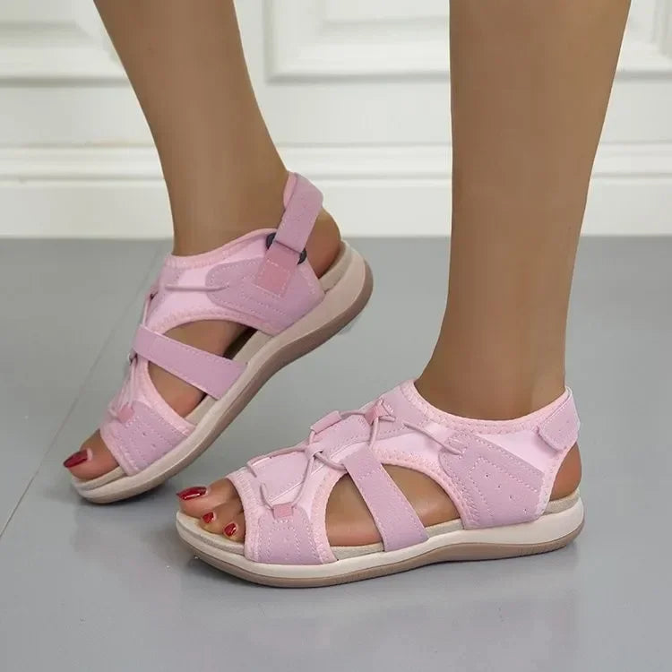Alora | Women’s Multi Strap Round Toe Sandals