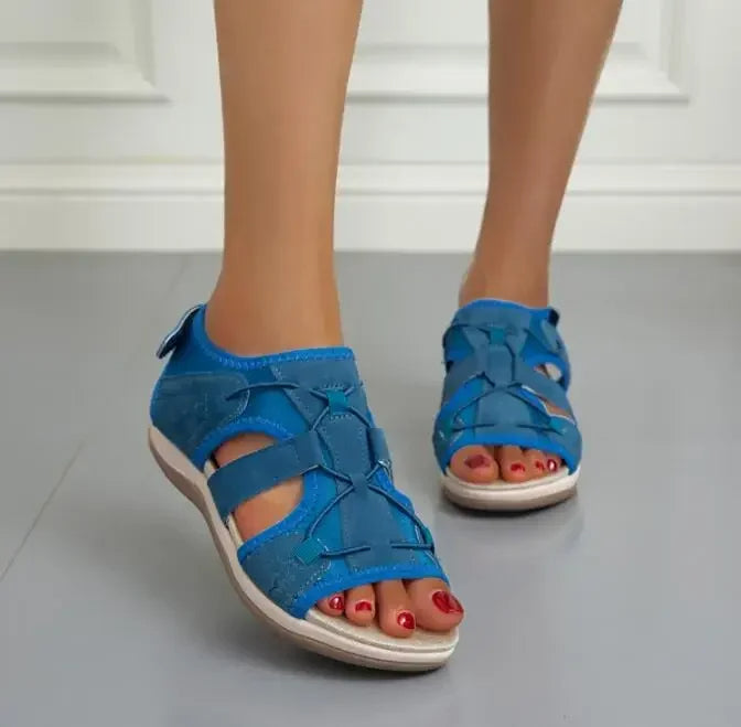 Alora | Women’s Multi Strap Round Toe Sandals