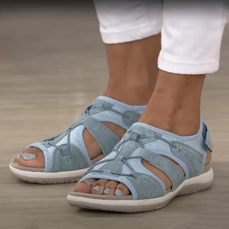Alora | Women’s Multi Strap Round Toe Sandals