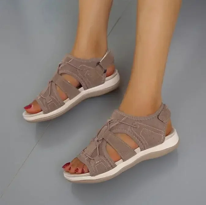 Alora | Women’s Multi Strap Round Toe Sandals