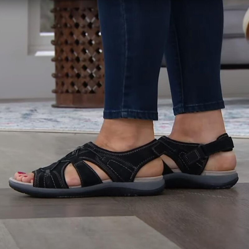 Alora | Women’s Multi Strap Round Toe Sandals