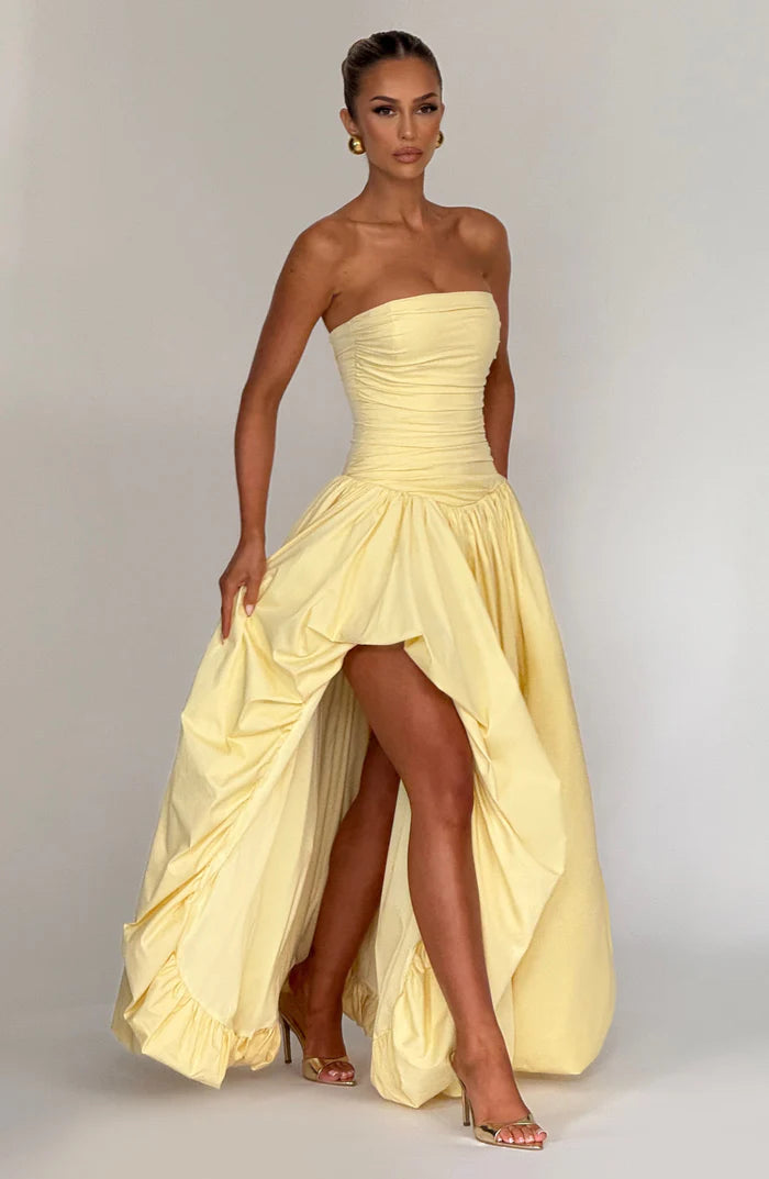 Aloysia | Women's Puffball Sleeveless Flowy Wedding Guest Dress