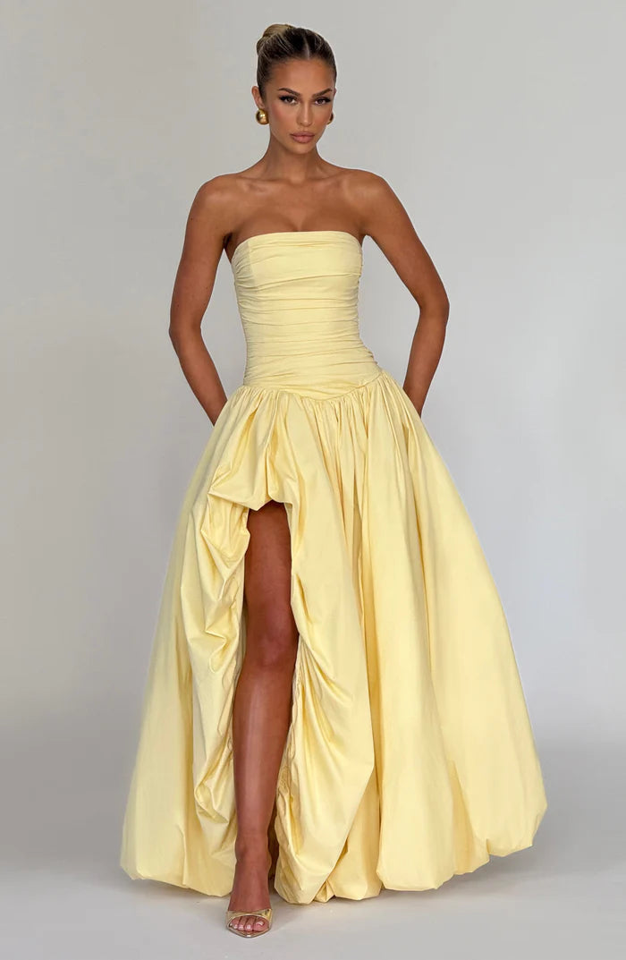 Aloysia | Women's Puffball Sleeveless Flowy Wedding Guest Dress