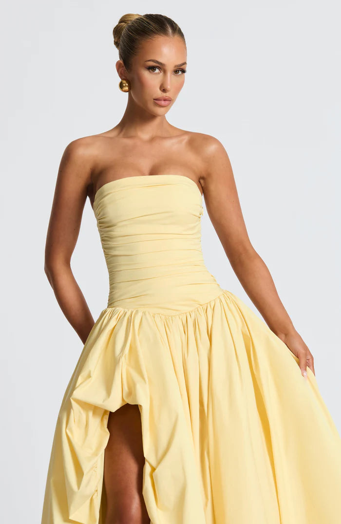 Aloysia | Women's Puffball Sleeveless Flowy Wedding Guest Dress
